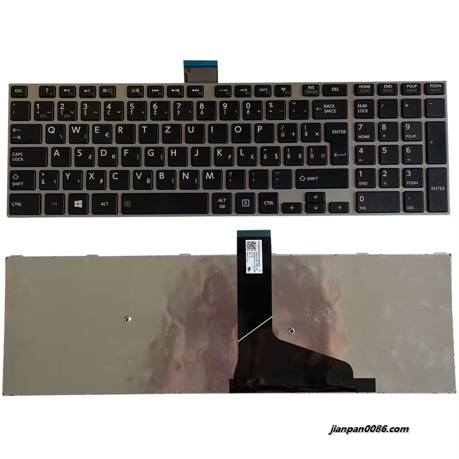 Picture of Oraginal New Slovak Language For Toshiba Satelite S50 S55 C70 C75 Laptop Keyboard NSK-TVRSC