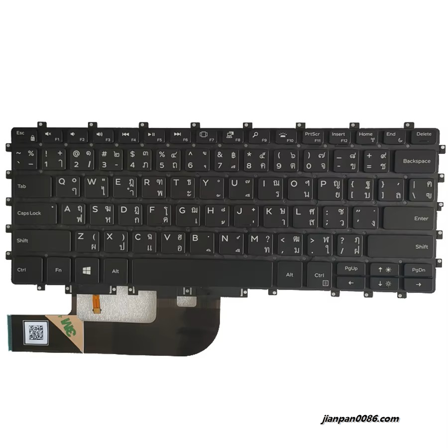 Picture of Original New For Dell XPS 15 9575 Thailand Language Backlit Laptop Keyboard PK132471A07 01GXY6