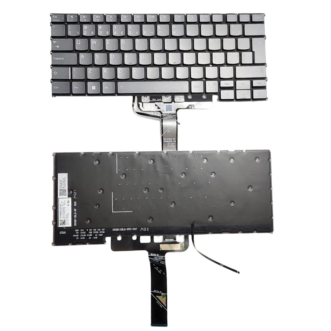 Picture of Original New Brazil Layout For Lenovo Thinkbook 14 Grey Backlit Laptop Keyboard SG-A9060-40A SN3B11B00 PK132Z43A29 C193
