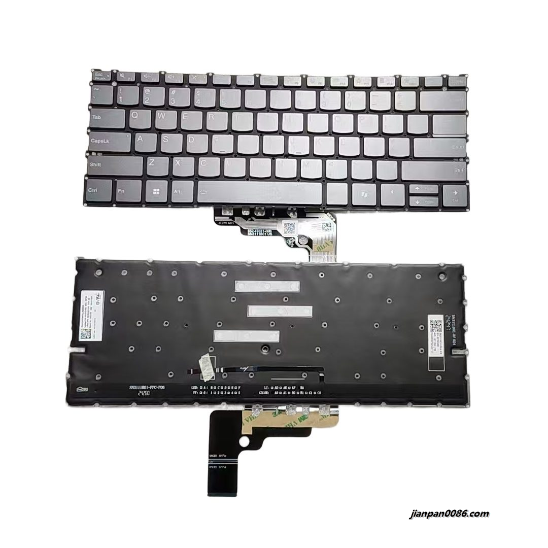 Picture of Original New US Language For Lenovo THINKBOOK 13X Gray AI Laptop Keyboard SG-B5040-XUA SN3111B0A PK133C59A00 C159