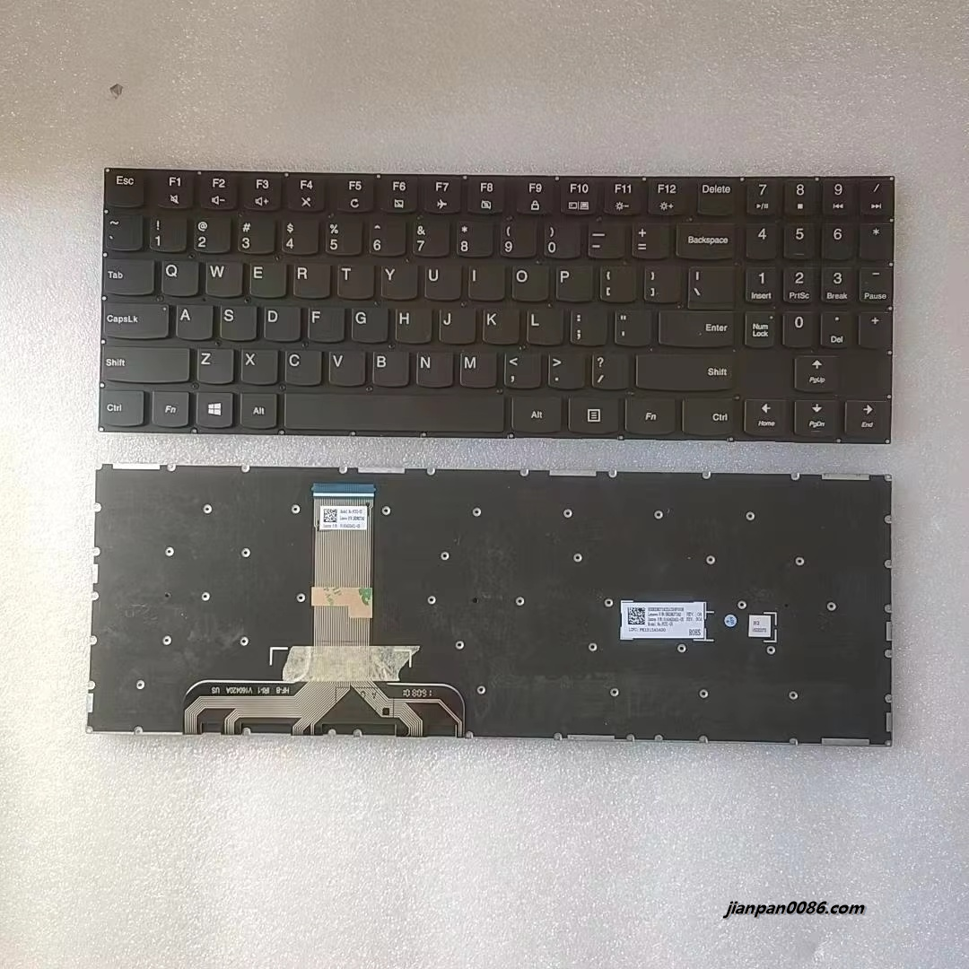 Picture of Original New US Layout For Lenovo Y520 NoBacklit  Black Laptop Keyboard PK1313A3A00 18816 TDH9452