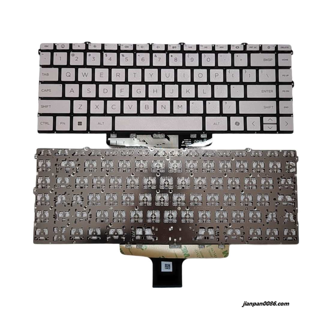 Picture of Original US Layout For HP 14-DW NoBacklit Laptop Keyboard SG-C2110-XUA SN1B90X92 C205