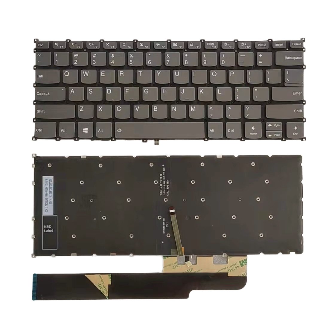 Picture of Original New US Layout For Lenovo Yoga 340-14 Gray Backlight Laptop Keyboard SG-95420-XUA TDH4609