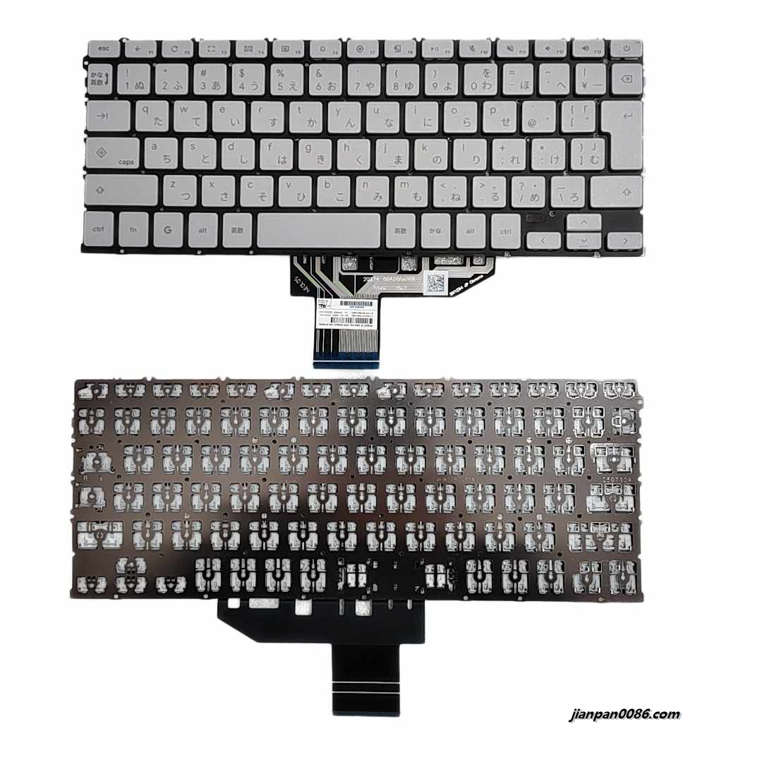 Picture of Original New Japanese Layout For HP OmniBook 14-FE Smoke Grey Laptop Keyboard 913N1-1001520A02V SN1E94X10 C203