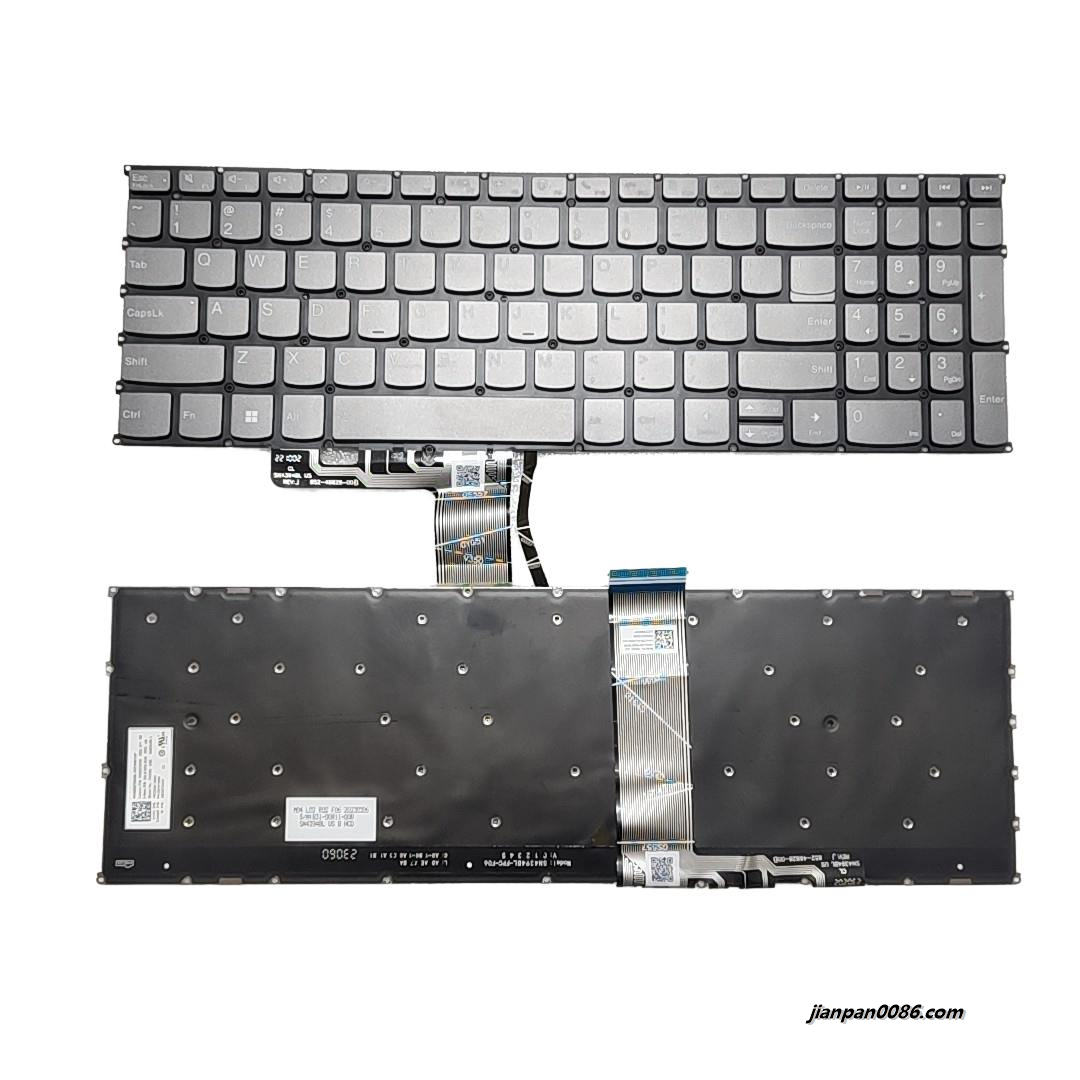 Picture of Original New US Language For Lenovo Air15 Grey Genuine Backlit Laptop Keyboard SG-A1870-XUA SN4394BL3 PK131SC3800 C210