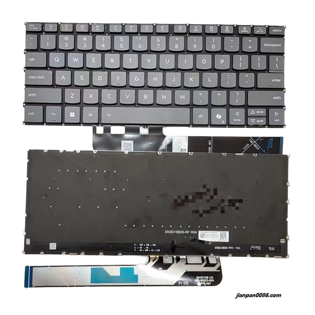 Picture of AI Original New US Layout For Lenovo Yoga 6 13 Backlit Laptop Keyboard SG-B9810-XUA SN21Q24020 C221