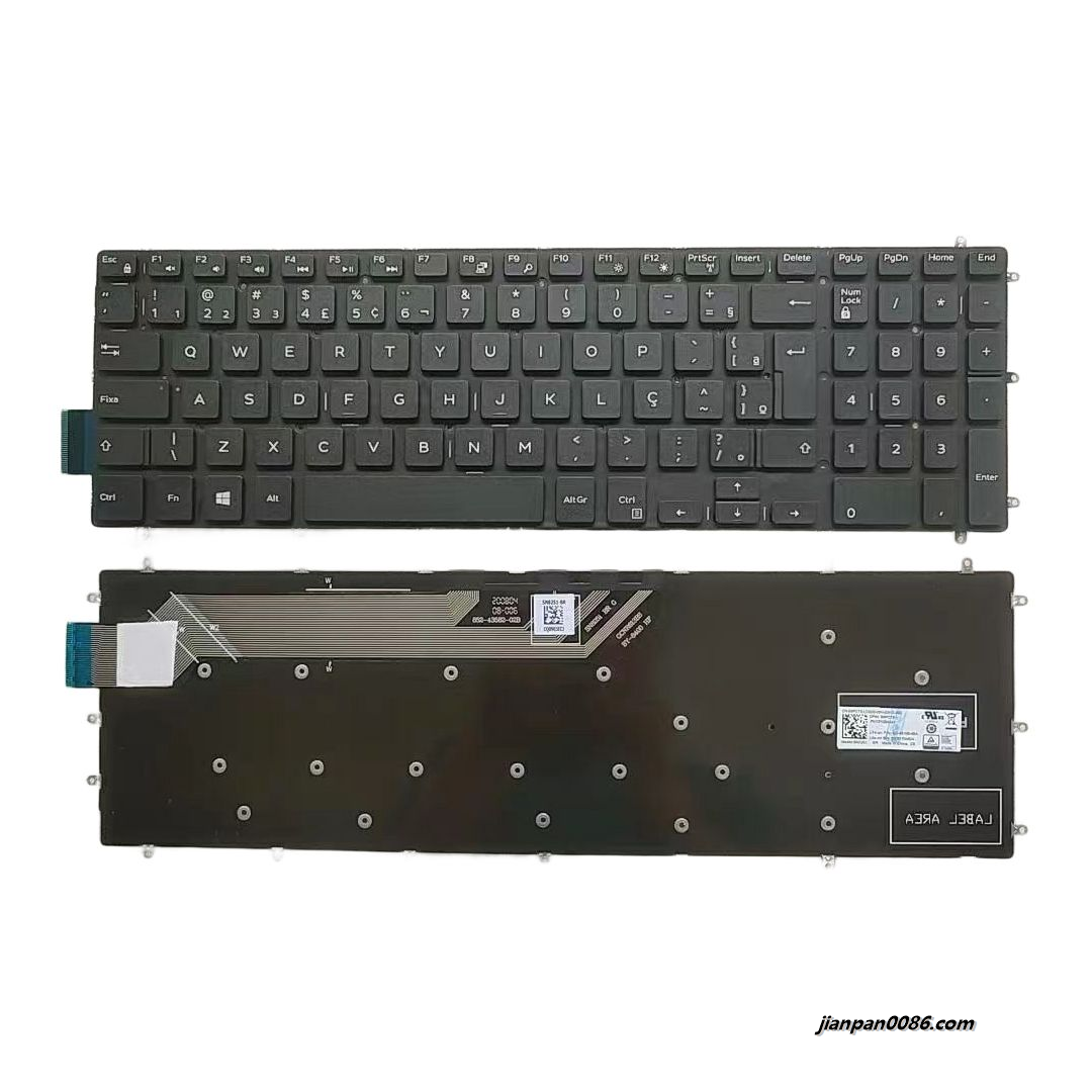 Picture of Original New Brazil Layout For Dell 7566 7567 7570 7586 NoBacklit Laptop Keyboard SG-851000-40A SN7251 PK131Q04A44 DP/N:04PC73  C056