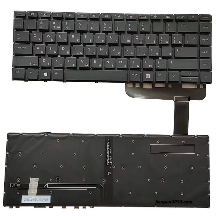 Picture of Original New Russian Language For HP ZBook Studio G7 Grey Laptop Backlight Keyboard SG-A2220-XAA 40PTDH5969
